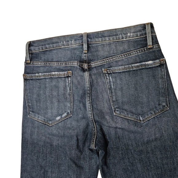 FRAME Denim Le Nouveau Straight Scoop Hem High Jeans Candover size 27 EUC - Picture 5 of 9